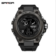 2019 New SANDA 739 Sports Men's Watches Top Brand Luxury Military Quartz Watch Men Waterproof Clock relogio masculino